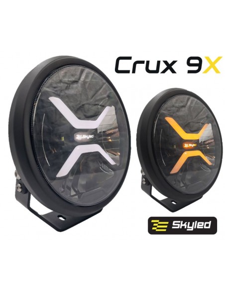 SKYLED Crux 9X 9" - LED road lamp 10-32V, dualcolor dynamic marker light