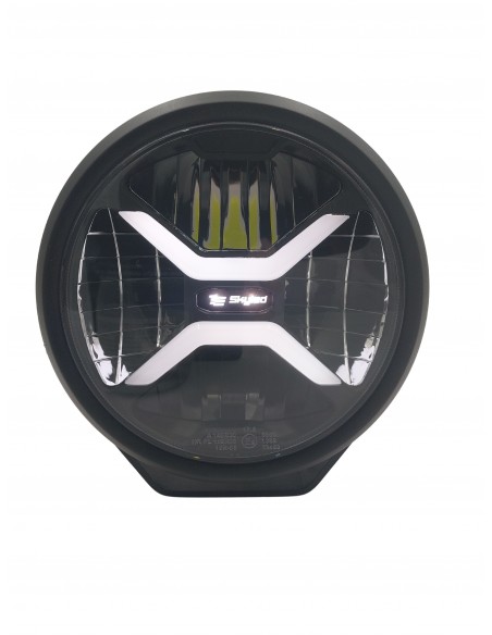 SKYLED Crux 7X 7" - LED road lamp 10-32V, dualcolor dynamic marker light