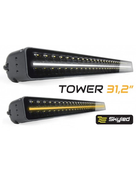 SKYLED TOWER 31,2 LED BAR (789 mm) - LED road lamp 10-32V, dynamic dual color position light
