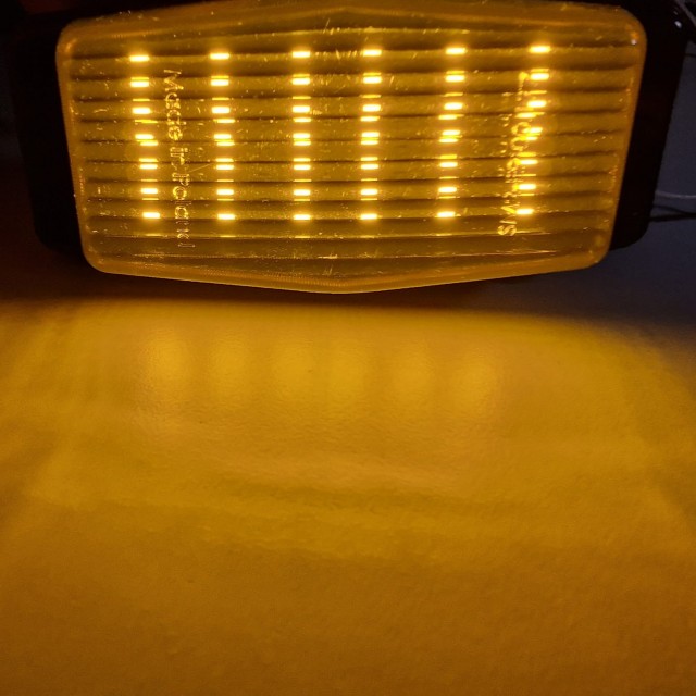 LED Double Burner lamp orange -...