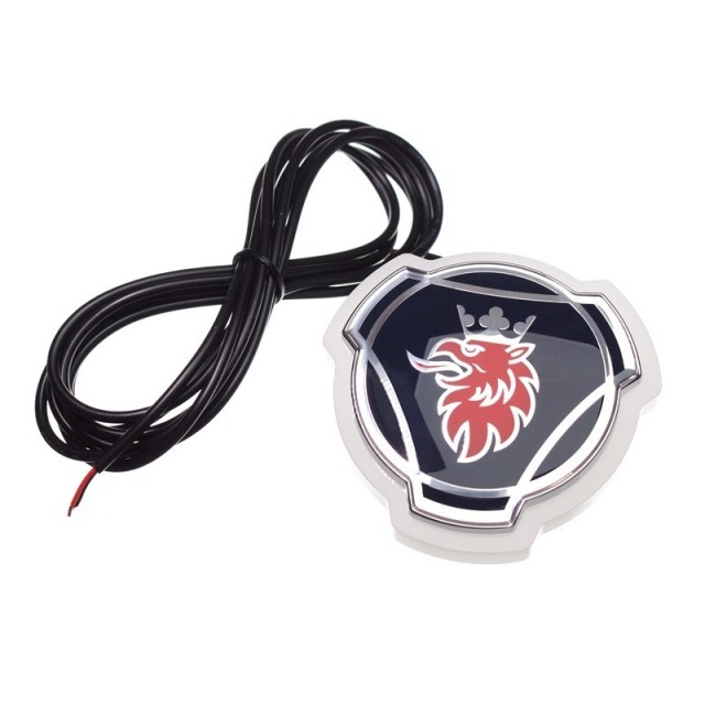 Illuminated SCANIA emblem - red
