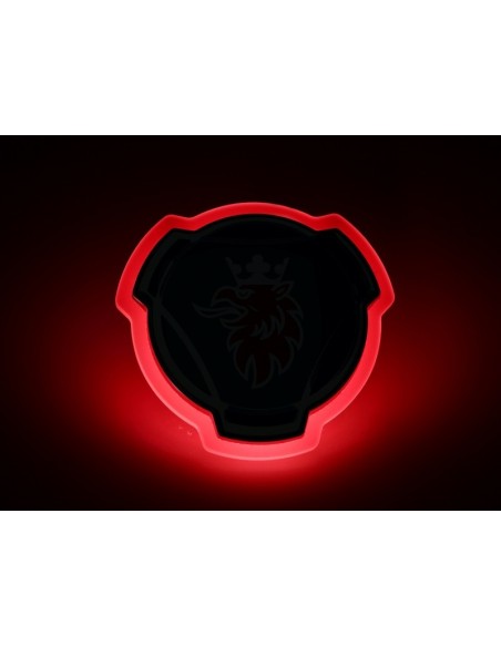 Illuminated SCANIA emblem - red