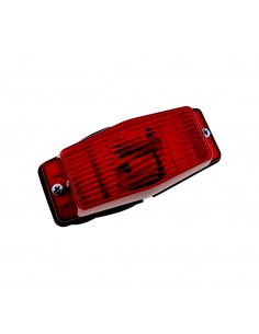 Red double burner lamp