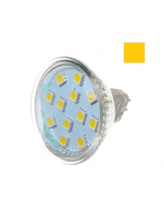 Żarówka LED MR16 żółta 10-30V