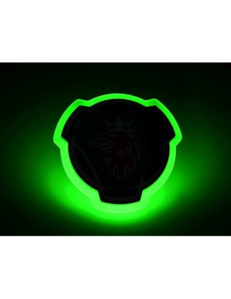 Illuminated SCANIA emblem - green