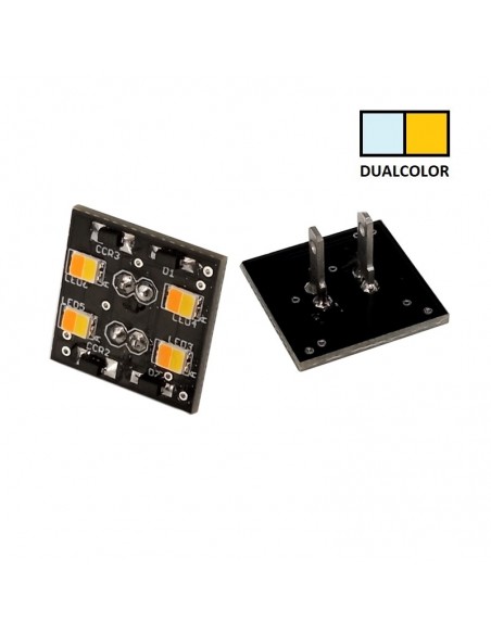 VOLVO FH 2012+ Moduł LED do dachowych lamp obrysowych - dualcolor żółty/biały xenon