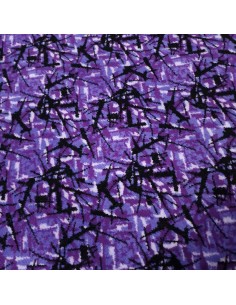 Danish plush fabric purple
