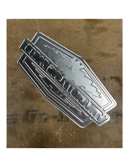 Go-in-Style.nl aluminium logo plate