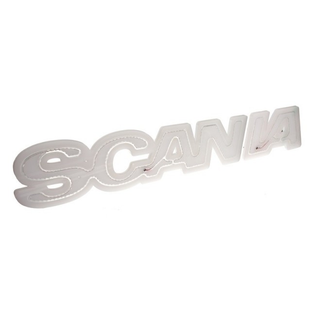 SCANIA Podświetlenie napisu - warm white