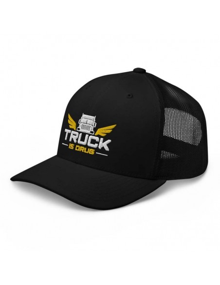 Trucker Cap Truck is Drug black