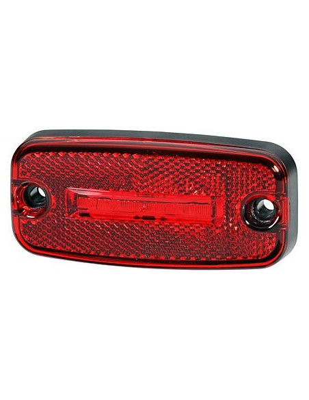 HELLA - Led marker light red LED 24V 111x51