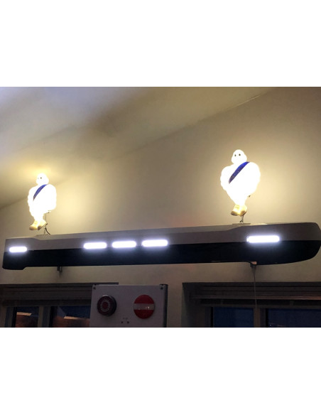 Podświetlenie figurki MICHELIN - dualcolor żółty/biały xenon