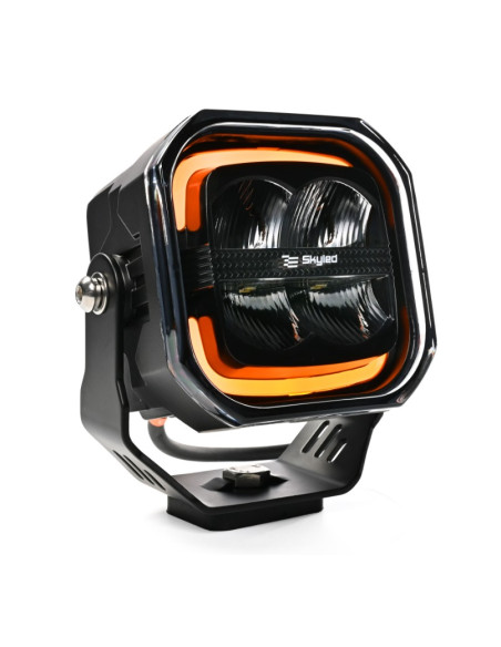 SKYLED PAVO 80F - Lampa robocza led z trzykolorowym światłem pozycyjnym - 12-30V