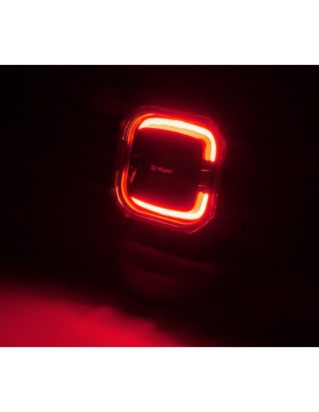 SKYLED PAVO 80F - LED worklight with tricolor position light - 12-30V