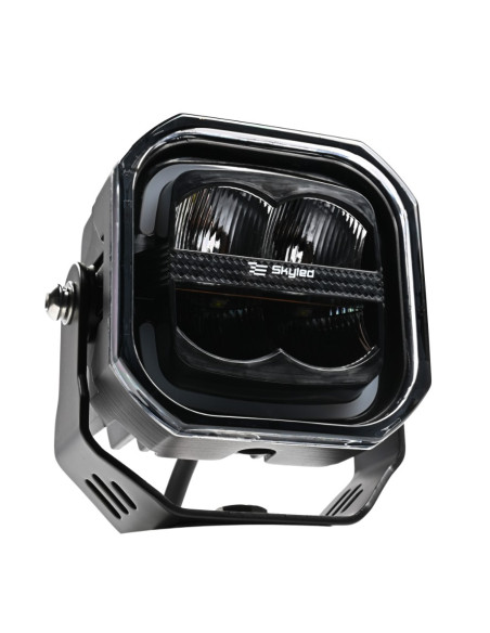 SKYLED PAVO 80F - LED worklight with tricolor position light - 12-30V
