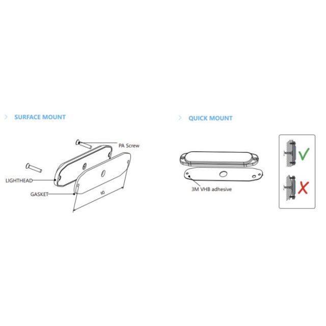 LEDSON - super slim LED warning light...