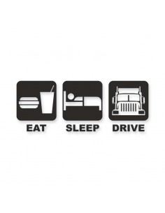 Eat Sleep Drive 1 naklejka...
