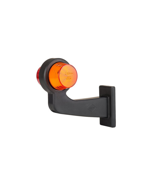 Side marker lamp Old School orange-red, long 12 / 24v - right