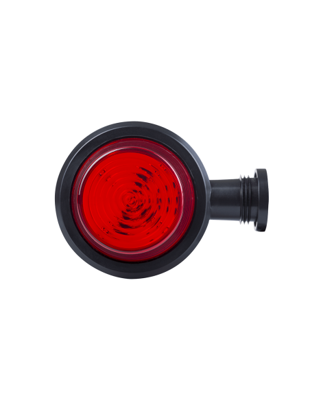 Lampa obrysowa Old School pomarańczowo-czerwona krótka 12/24v