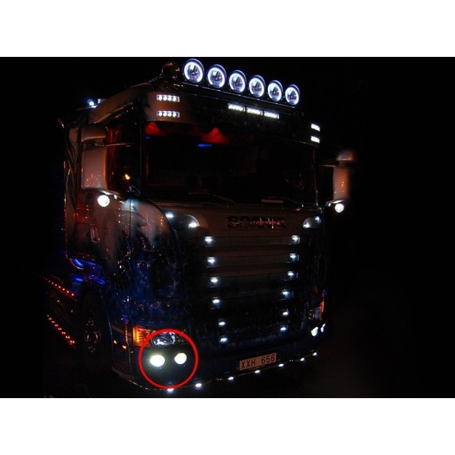 SCANIA 4/R DRL LED kit Xenon white