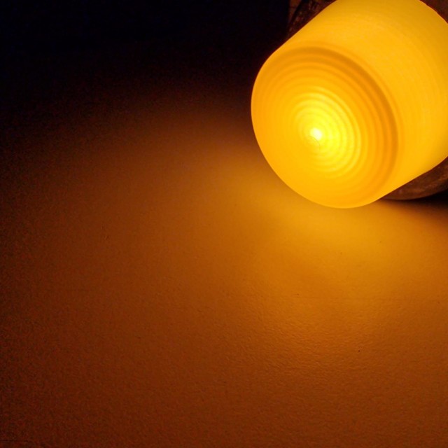 Gylle klosz żółty neon