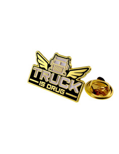 Metall pin Truck is Drug...