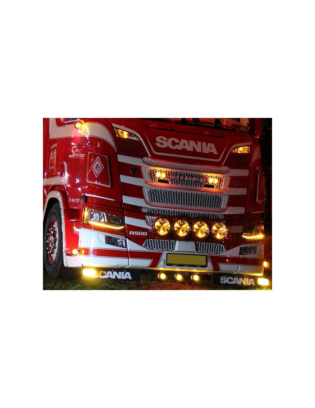 Scania Next Gen S&R ab 2016 LED-Scheinwerfer - DRL-Umrüstsatz Truck  Accessoires
