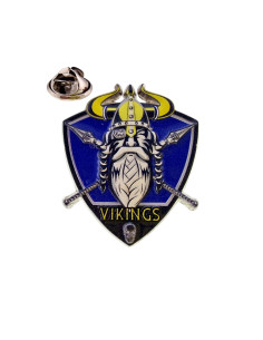 Metall pin Vikings Style badge