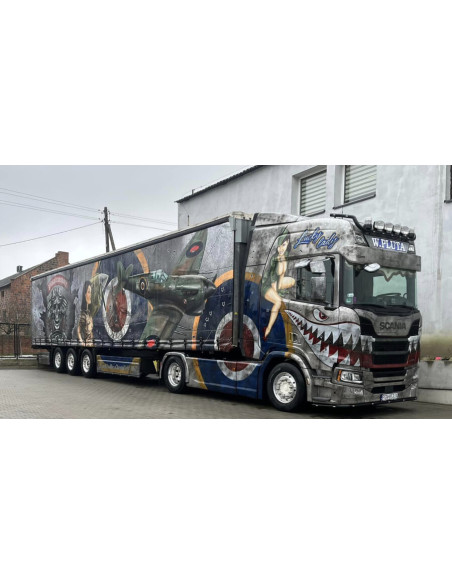 W.PLUTA - Model SCANIA R Highline "Lucky Lady", skala 1:50