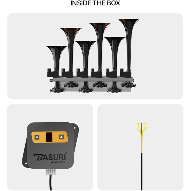 BASURI 4.0 12/24V - 22 melodies airhorn