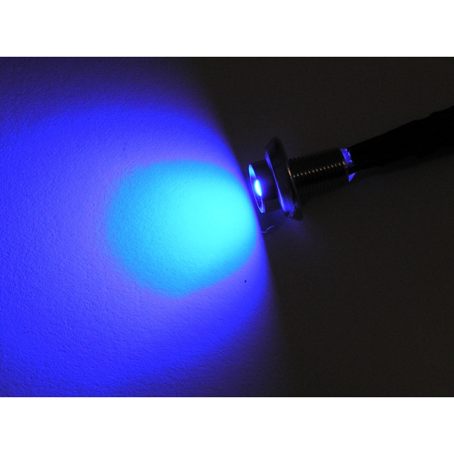 Dioda LED w oprawce metalowej - RGB...
