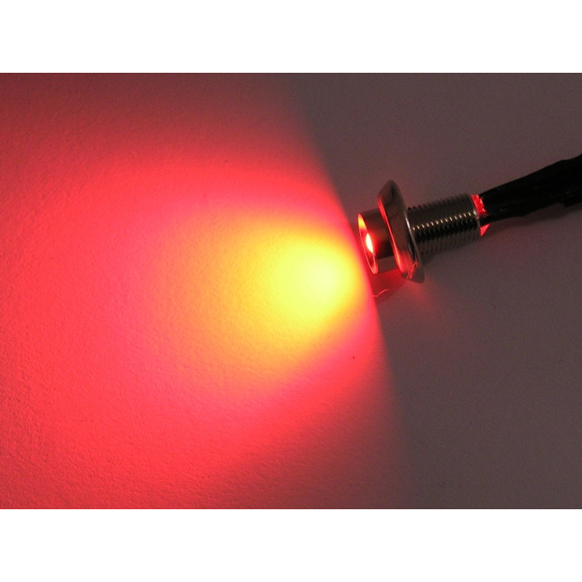 Dioda LED w oprawce metalowej - RGB...