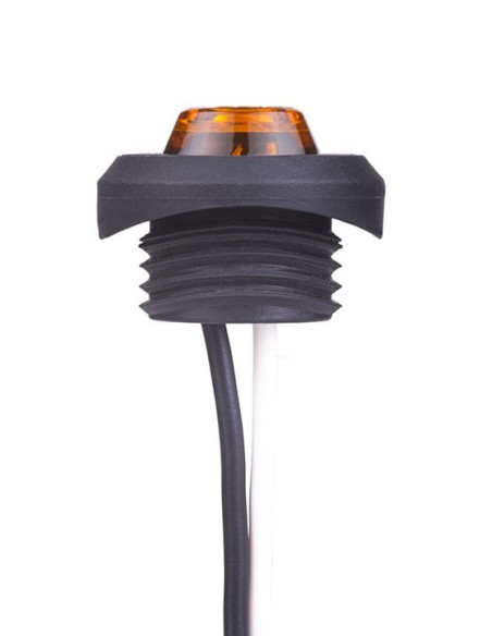 Lampa obrysowa LED pomarańczowa LD2632 montowana w rurę 12/24V