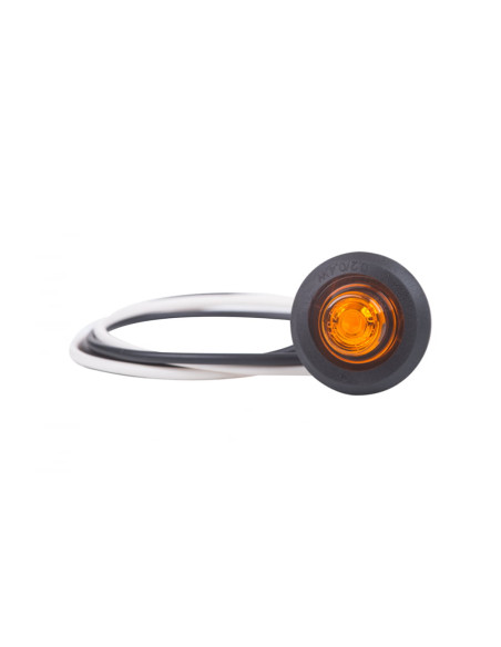 Lampa obrysowa LED pomarańczowa LD2632 montowana w rurę 12/24V