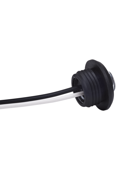 LED white marker lamp LD2628 flat mounted 12/24V