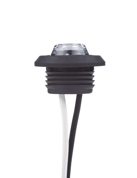 LED white marker lamp LD2628 flat mounted 12/24V