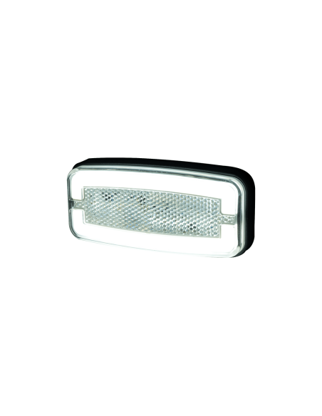 Lampa obrysowa LED biała neon z odblaskiem LD2761 12/24V