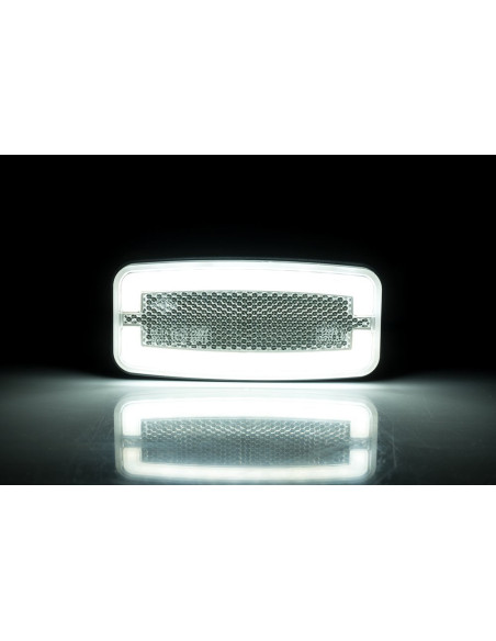 Lampa obrysowa LED biała neon z odblaskiem LD2761 12/24V
