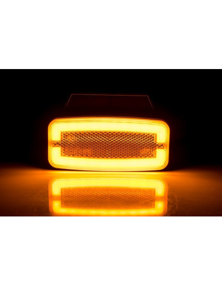 LED orange neon marker lamp with reflector and hanger LD2764 12/24V
