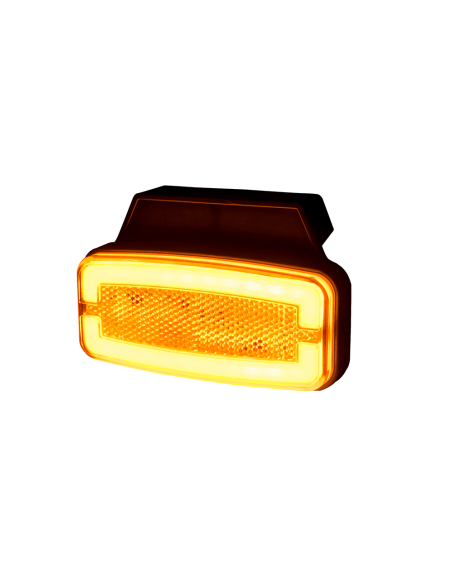 LED orange neon marker lamp with reflector and hanger LD2764 12/24V