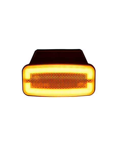 LED orange neon marker lamp with reflector and hanger LD2764 12/24V