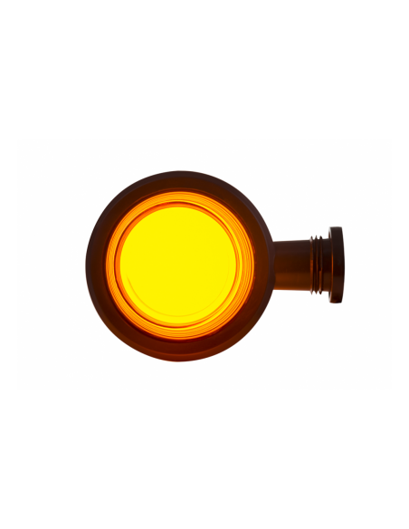 Lampa obrysowa NEON pomarańczowa krótka 12/24v