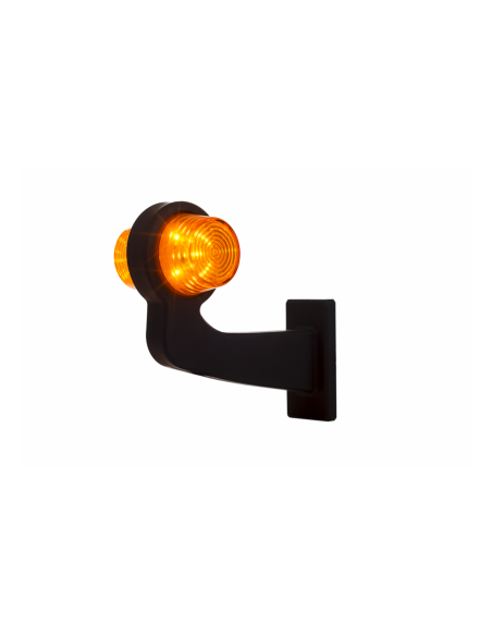 Lampa obrysowa OLD SCHOOL pomarańczowa długa 12/24v