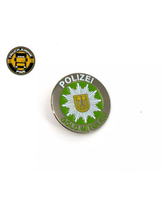 Metall pin Polizei gold...