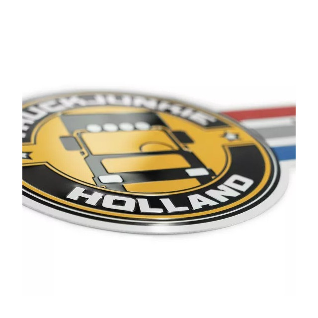 Truckjunkie embossed aluminium plate...