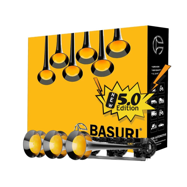 BASURI 5.0 12/24V - 24 melodies airhorn