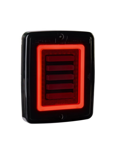 Breeze X1 3-function LED rear light with smoked lens