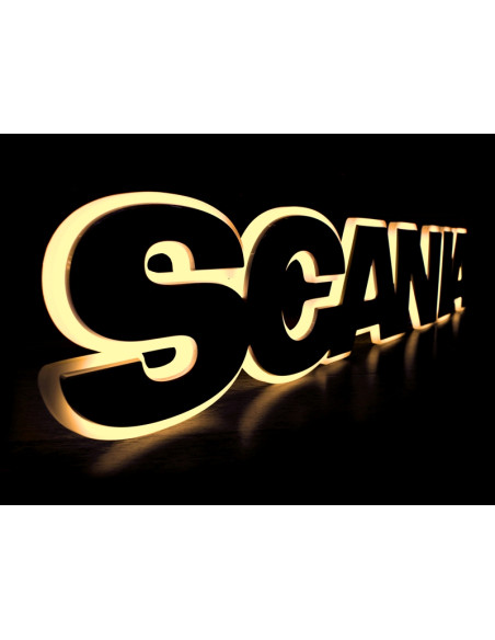 SCANIA sign illuminated lightbase - warm white