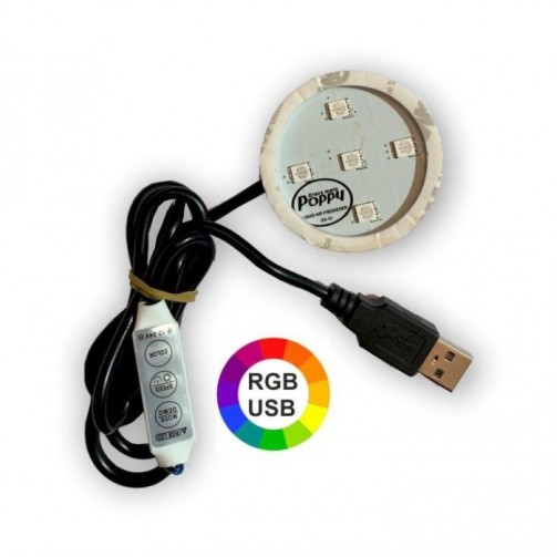 Fremmedgøre Kirurgi Stoop Poppy oryginalne podświetlenie LED RGB USB