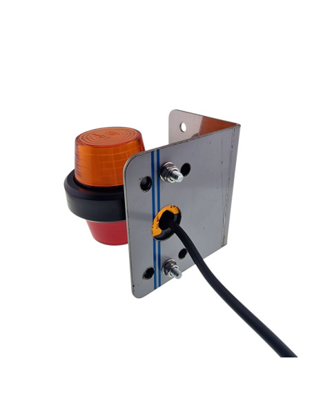 Uchwyt kątowy do lamp typu GYLLE z gumowymi wspornikami